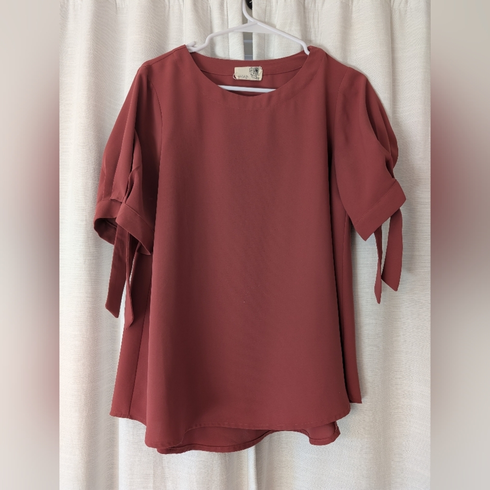 Everleigh Terracotta Blouse